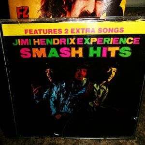 jimi hendrix smash hits remastered canada graphic cd - hard rock guitar fire